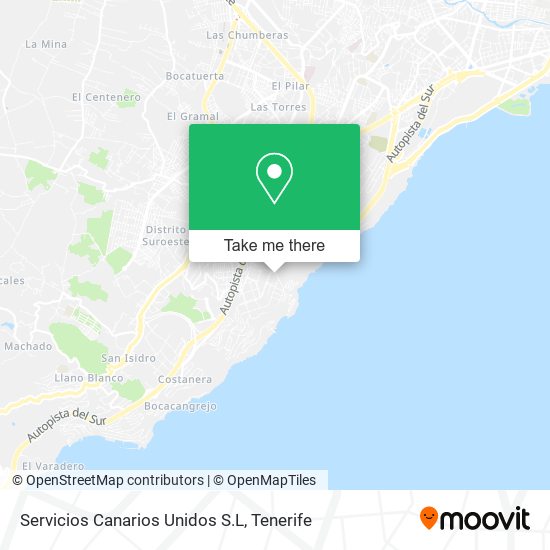 Servicios Canarios Unidos S.L map