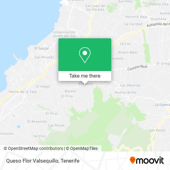 Queso Flor Valsequillo map