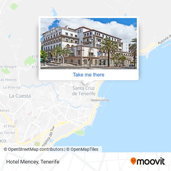 mapa Hotel Mencey