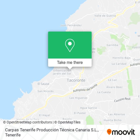 Carpas Tenerife Producción Técnica Canaria S.L. map