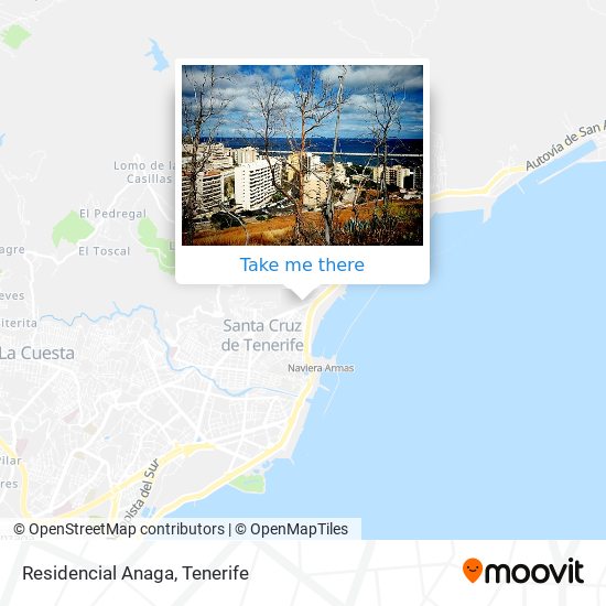 Residencial Anaga map