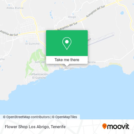 Flower Shop Los Abrigo map