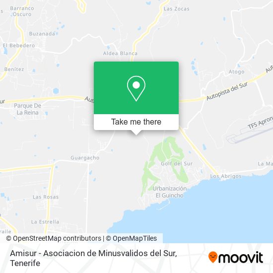 Amisur - Asociacion de Minusvalidos del Sur map