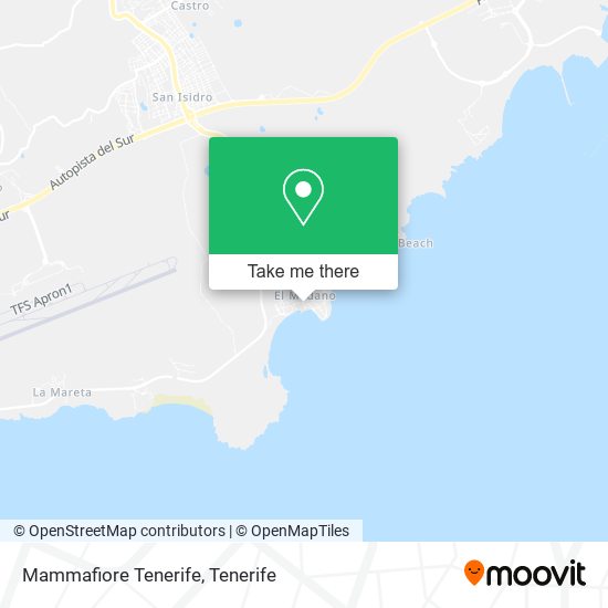 Mammafiore Tenerife map