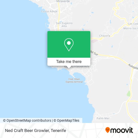 Ned Craft Beer Growler map