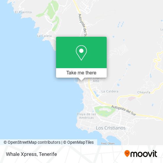 Whale Xpress map