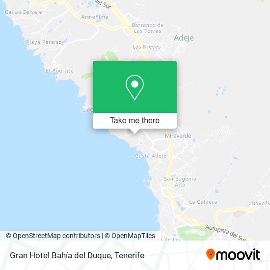 Gran Hotel Bahía del Duque map