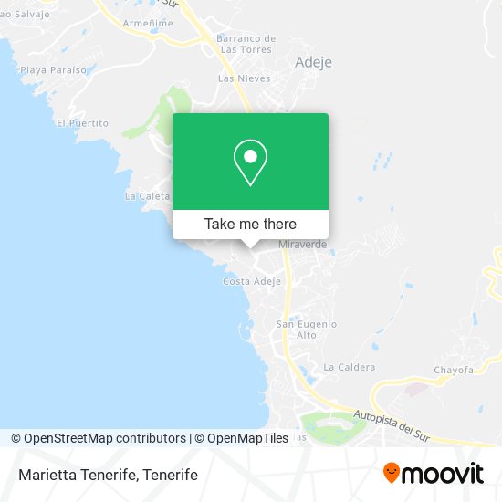 Marietta Tenerife map