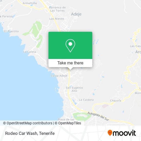 Rodeo Car Wash map