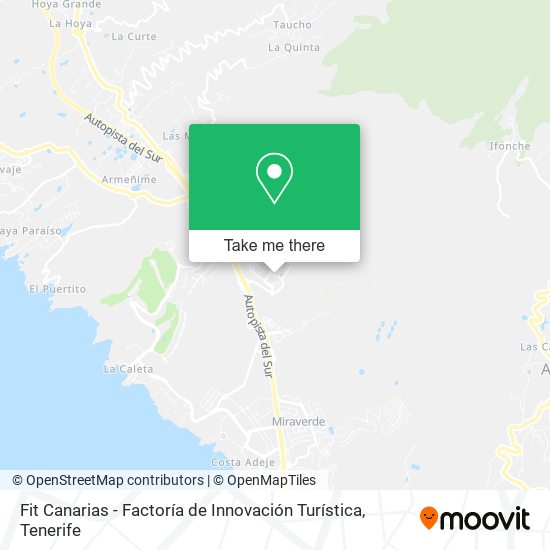 mapa Fit Canarias - Factoría de Innovación Turística