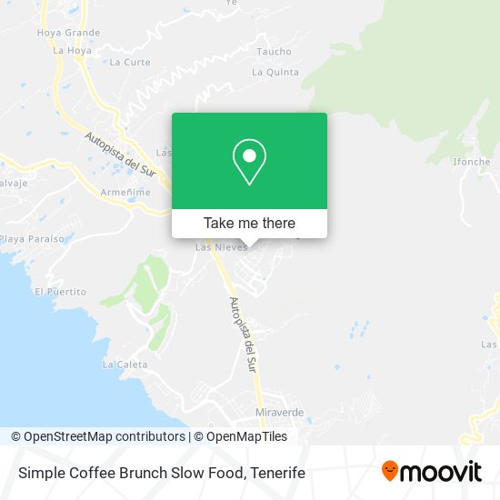 Simple Coffee Brunch Slow Food map
