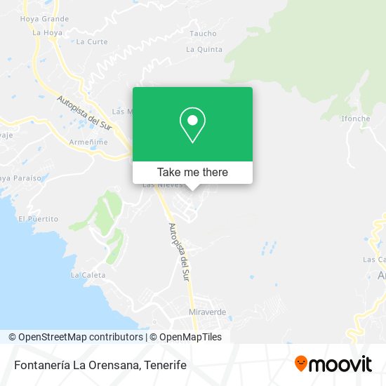 Fontanería La Orensana map