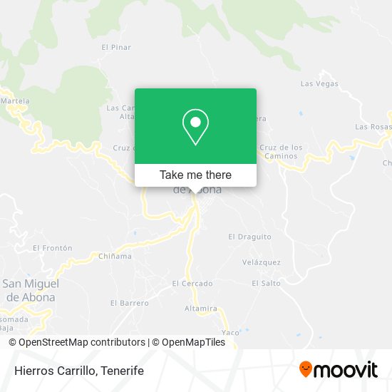 Hierros Carrillo map