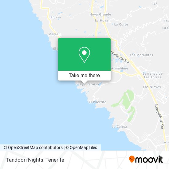 Tandoori Nights map