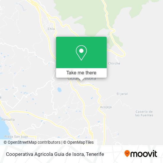 Cooperativa Agricola Guia de Isora map