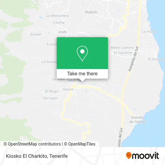 Kiosko El Charkito map