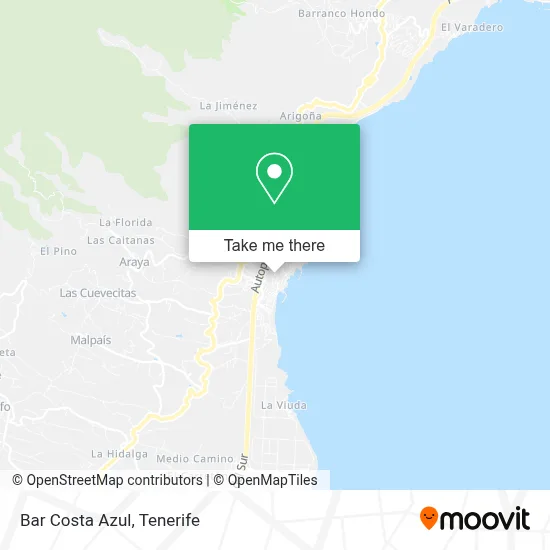 Bar Costa Azul map