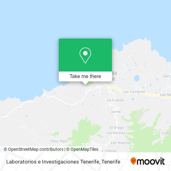 Laboratorios e Investigaciones Tenerife map