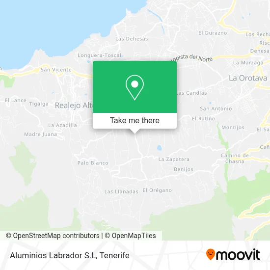 Aluminios Labrador S.L map