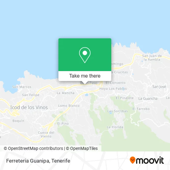 Ferreteria Guanipa map