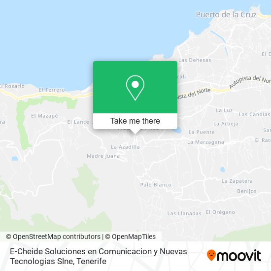 E-Cheide Soluciones en Comunicacion y Nuevas Tecnologias Slne map