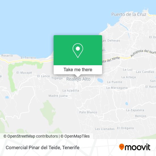 mapa Comercial Pinar del Teide