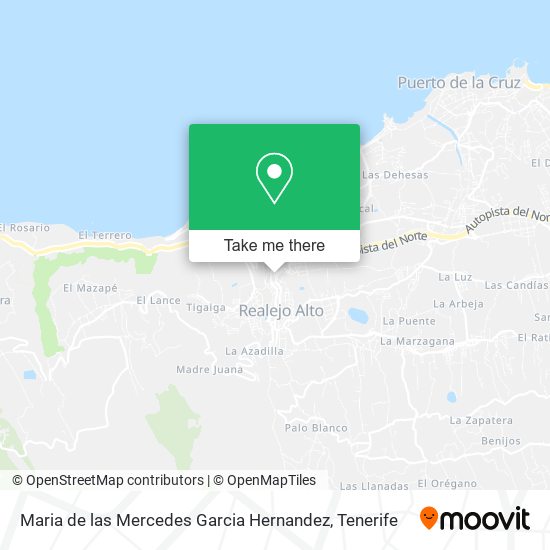 mapa Maria de las Mercedes Garcia Hernandez