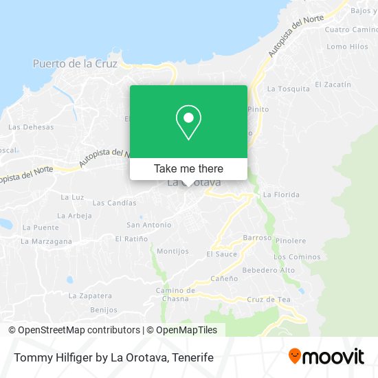 mapa Tommy Hilfiger by La Orotava