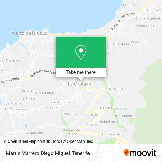 mapa Martin Marrero Diego Miguel