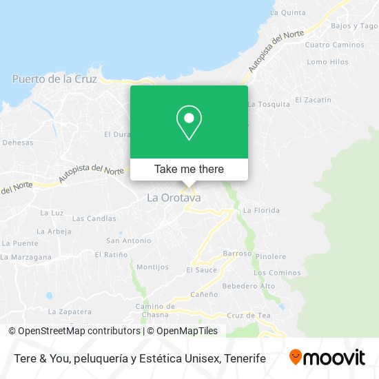 Tere & You, peluquería y Estética Unisex map