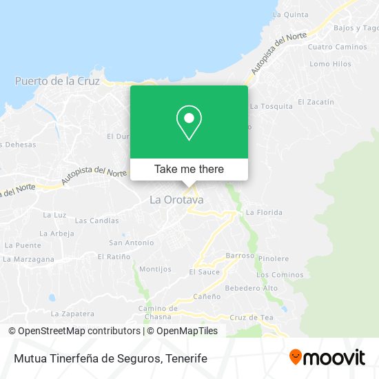 mapa Mutua Tinerfeña de Seguros