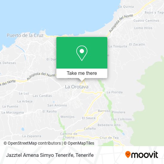 mapa Jazztel Amena Simyo Tenerife