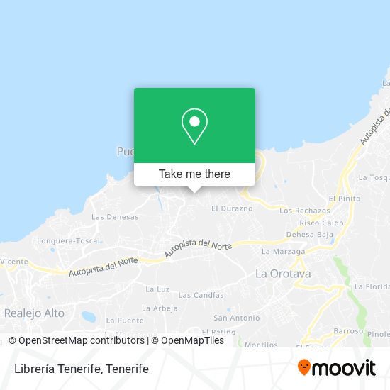 Librería Tenerife map