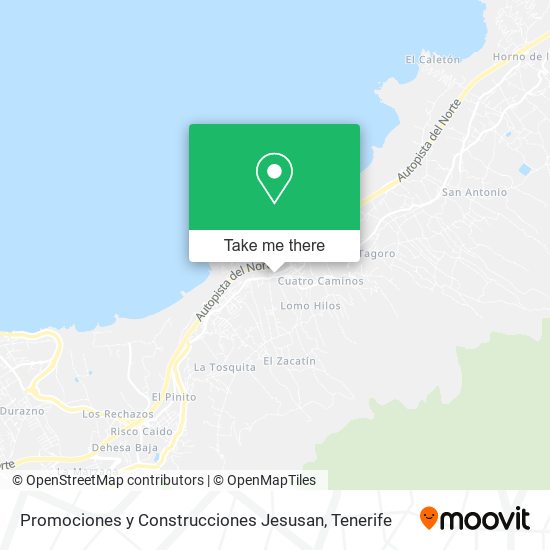 Promociones y Construcciones Jesusan map