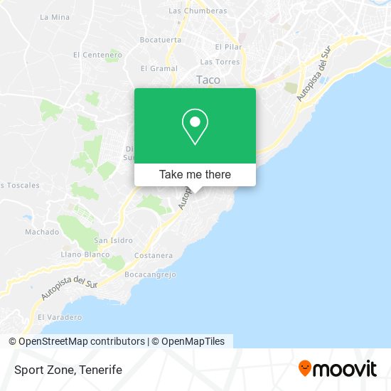 mapa Sport Zone