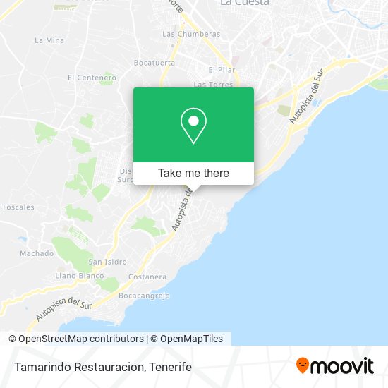 Tamarindo Restauracion map