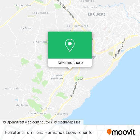 Ferreteria Tornilleria Hermanos Leon map