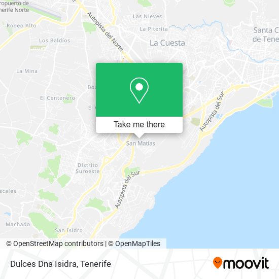 mapa Dulces Dna Isidra
