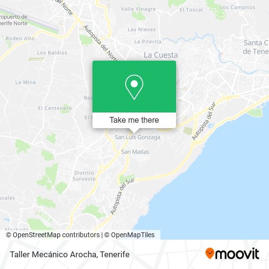 Taller Mecánico Arocha map
