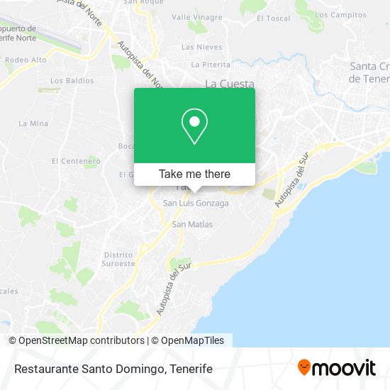 Restaurante Santo Domingo map