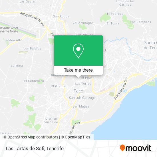 Las Tartas de Sofi map