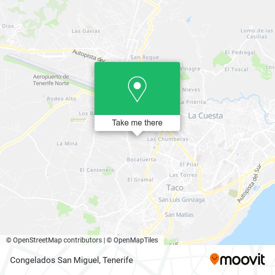 Congelados San Miguel map