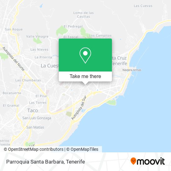 mapa Parroquia Santa Barbara
