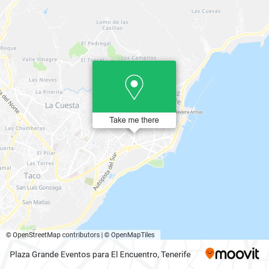 mapa Plaza Grande Eventos para El Encuentro