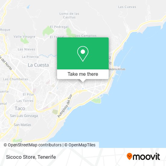 mapa Sicoco Store