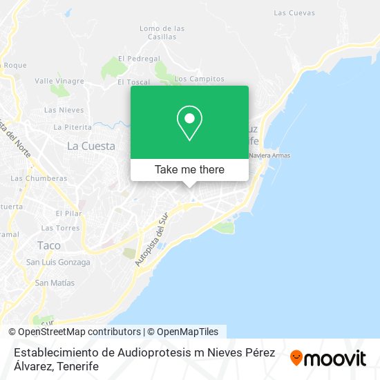 Establecimiento de Audioprotesis m Nieves Pérez Álvarez map