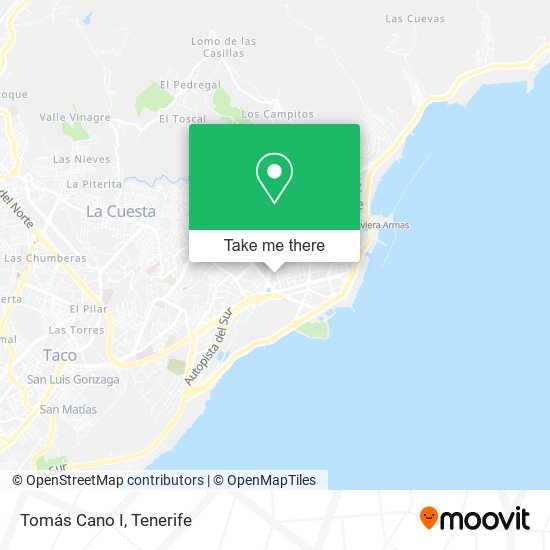 Tomás Cano I map