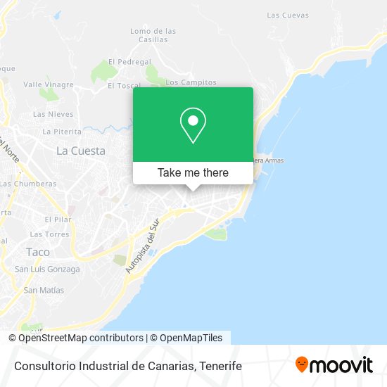 mapa Consultorio Industrial de Canarias