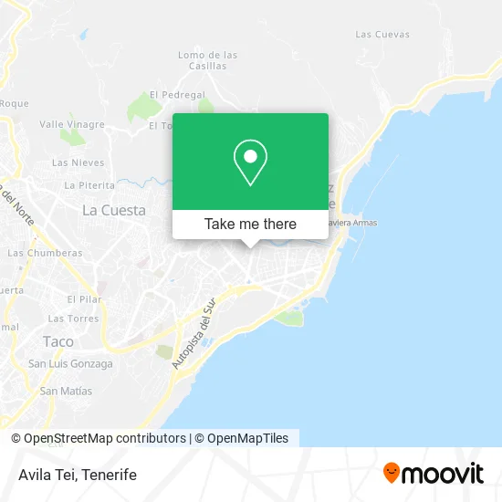 Avila Tei map