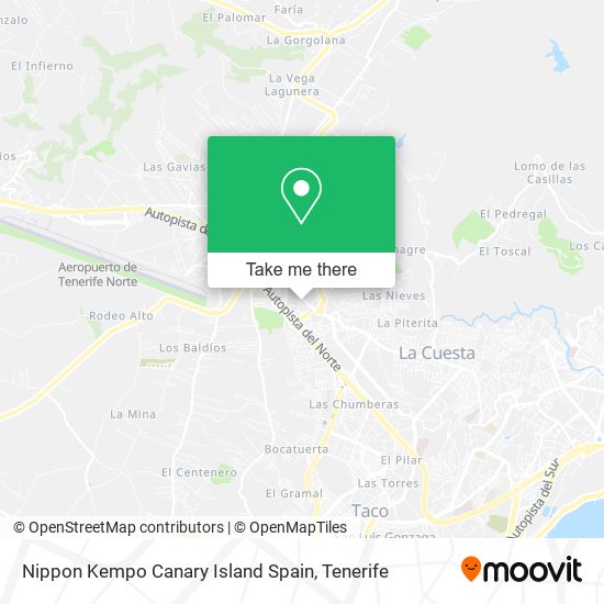 Nippon Kempo Canary Island Spain map